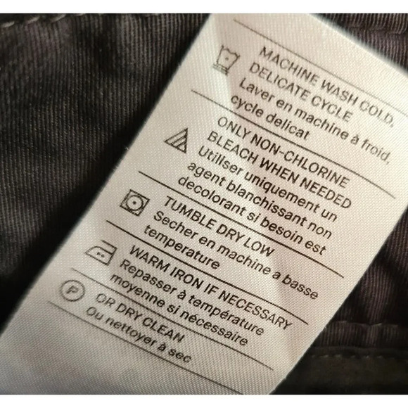 Vince Women's 6 Black‎ Twill Cropped Pants Utility Drawstring Pockets Ankle - Picture 8 of 10